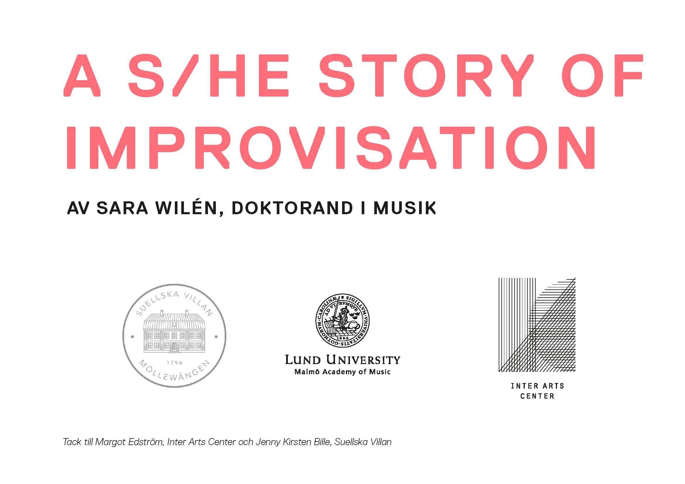 A s/he story of improvisation